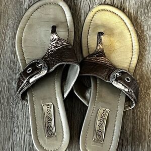 Brighton Women's Metallic Brown Sandals